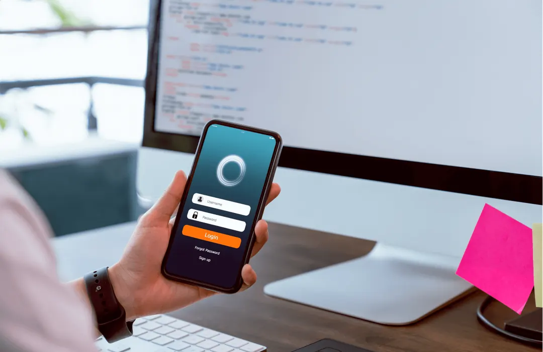 Custom app development workflow illustration